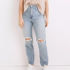 NWT - The Petite Curvy Perfect Vintage Jean in Danby Wash: Ripped Edition